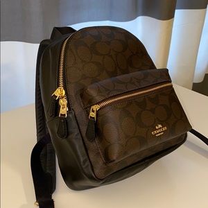 Coach Mini Charlie (backpack) signature brown/blk